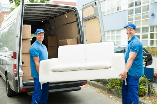House removalists preparing a Greenwich home move