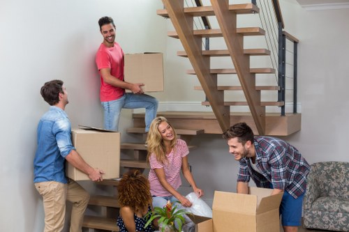 Removal team planning a Greenwich home move