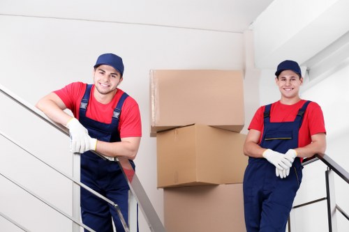 Removal team helping with a residential move in Greenwich
