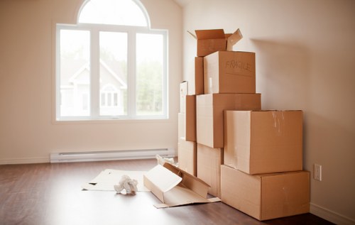 Local movers managing access and loading for a Greenwich commercial property