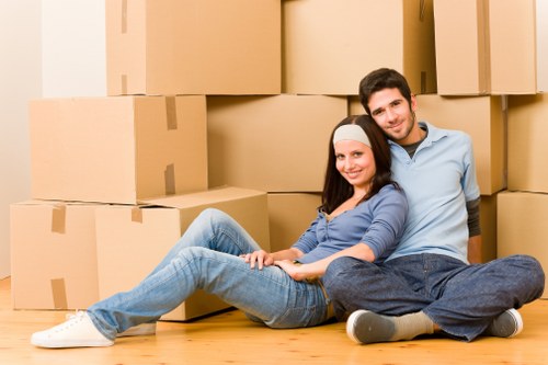 Local movers handling furniture in Greenwich