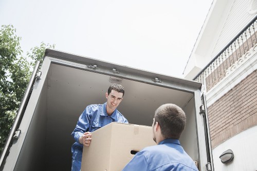Local removals team loading furniture for a Greenwich relocation