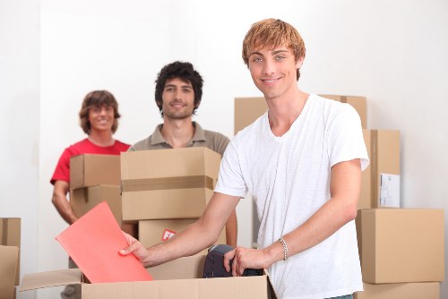 Packing and preparation for a Greenwich moving day