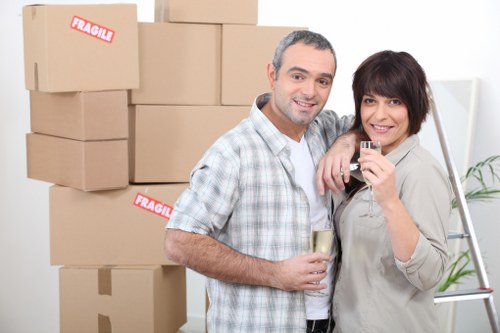 Greenwich apartment move with lift and access planning